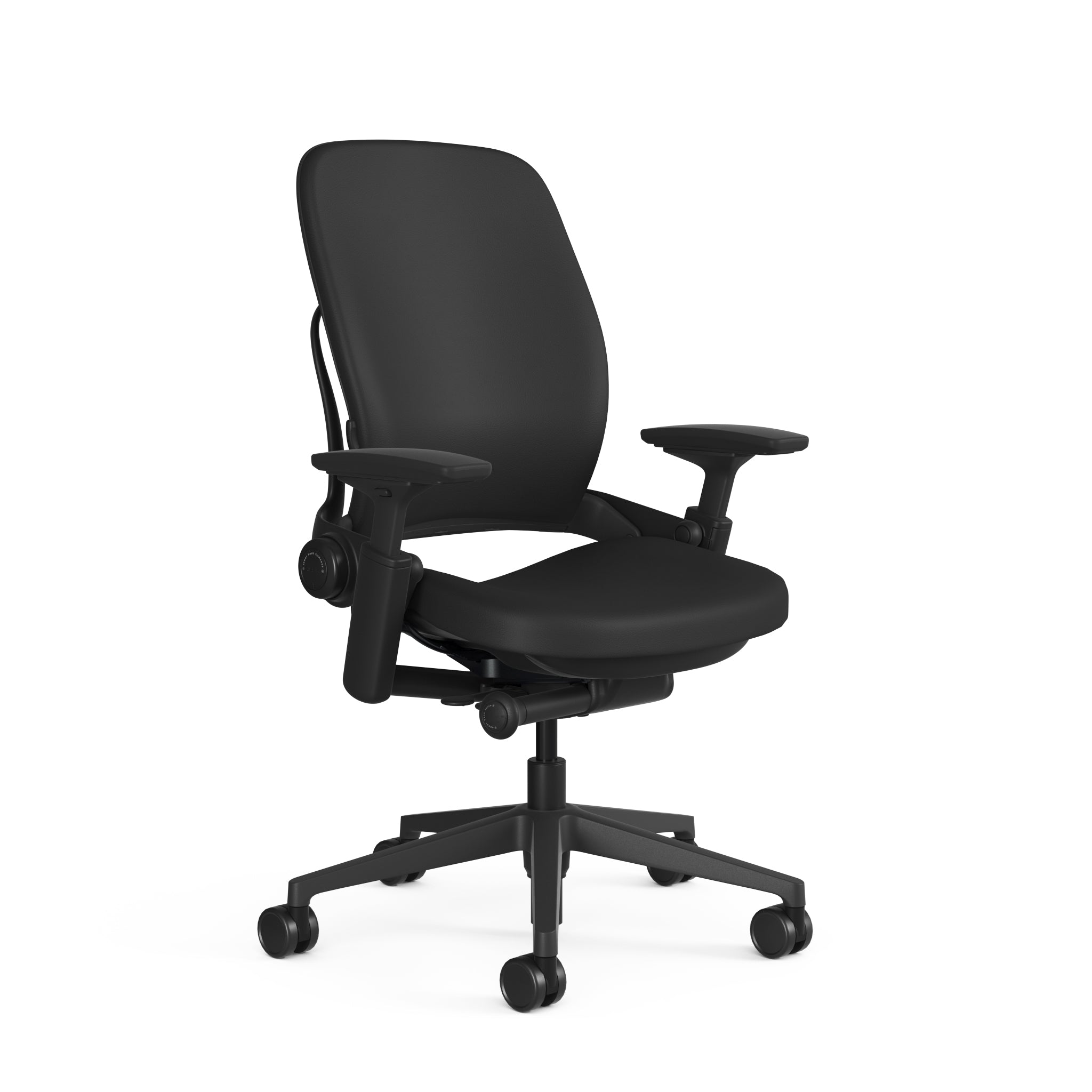 Upholstered Black Montana Leather