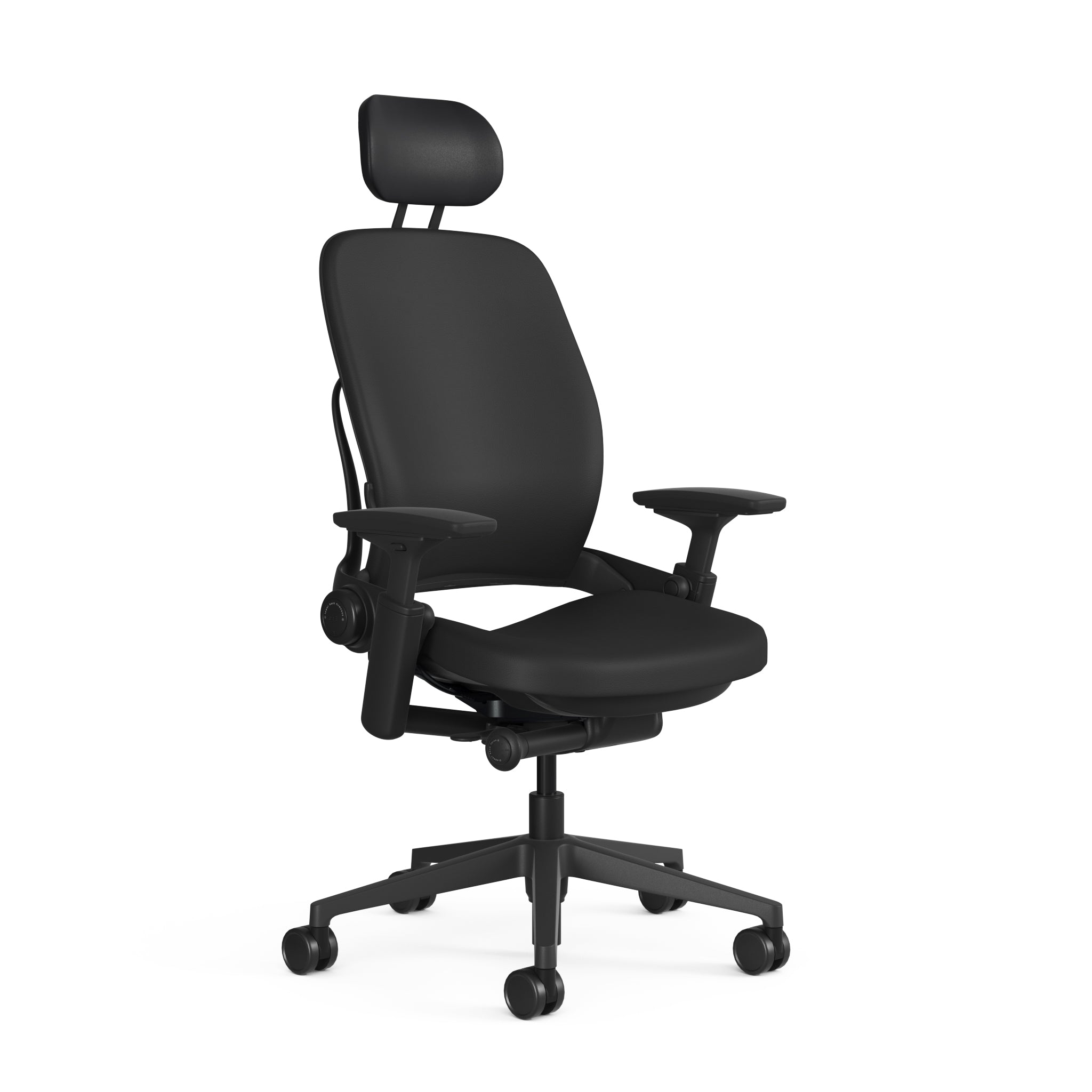 Upholstered Black Montana Leather