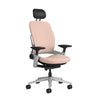 Upholstered Back Era Pink; Seat Era Pink; Frame Platinum