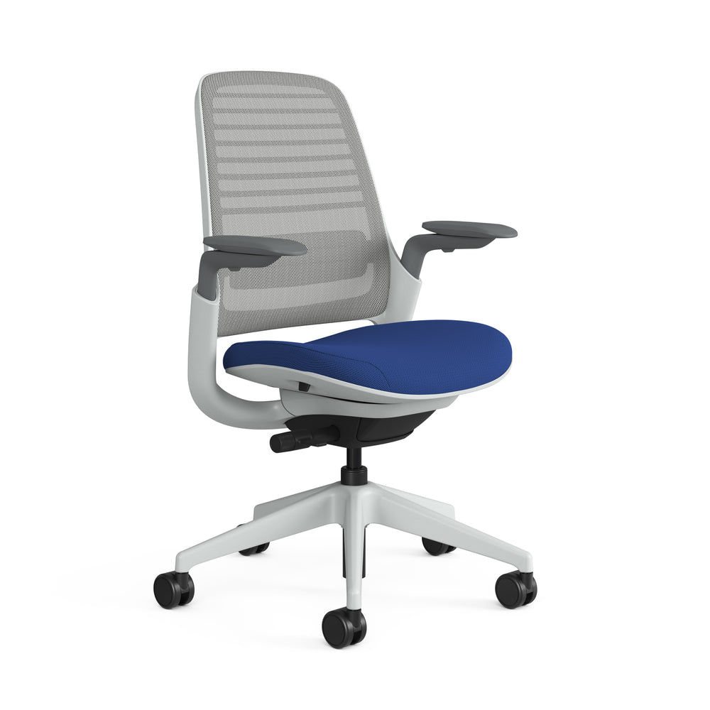 Meshback 3D Knit Nickel; Seat Cogent Royal Blue; Frame Seagull