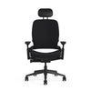 Upholstered Back Era Onyx; Seat Era Onyx; Frame Black