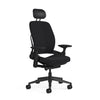 Upholstered Back Era Onyx; Seat Era Onyx; Frame Black