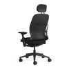 Upholstered Back Era Onyx; Seat Era Onyx; Frame Black