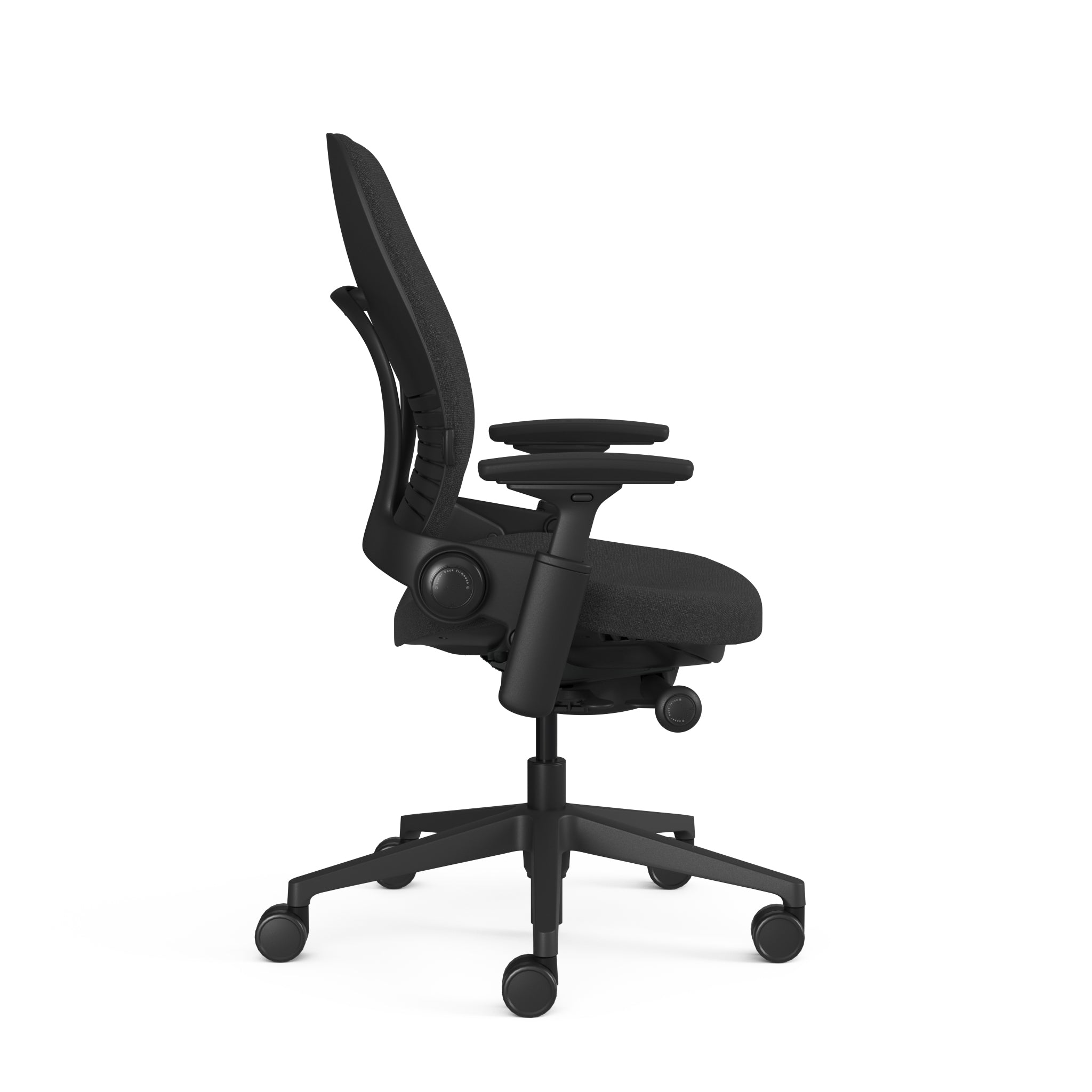 Upholstered Medley Pepper Black; Black Frame