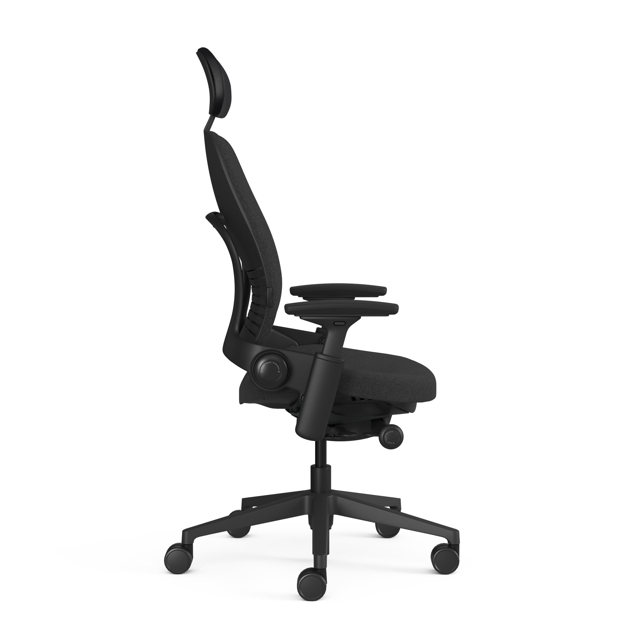 Upholstered Medley Pepper Black; Black Frame