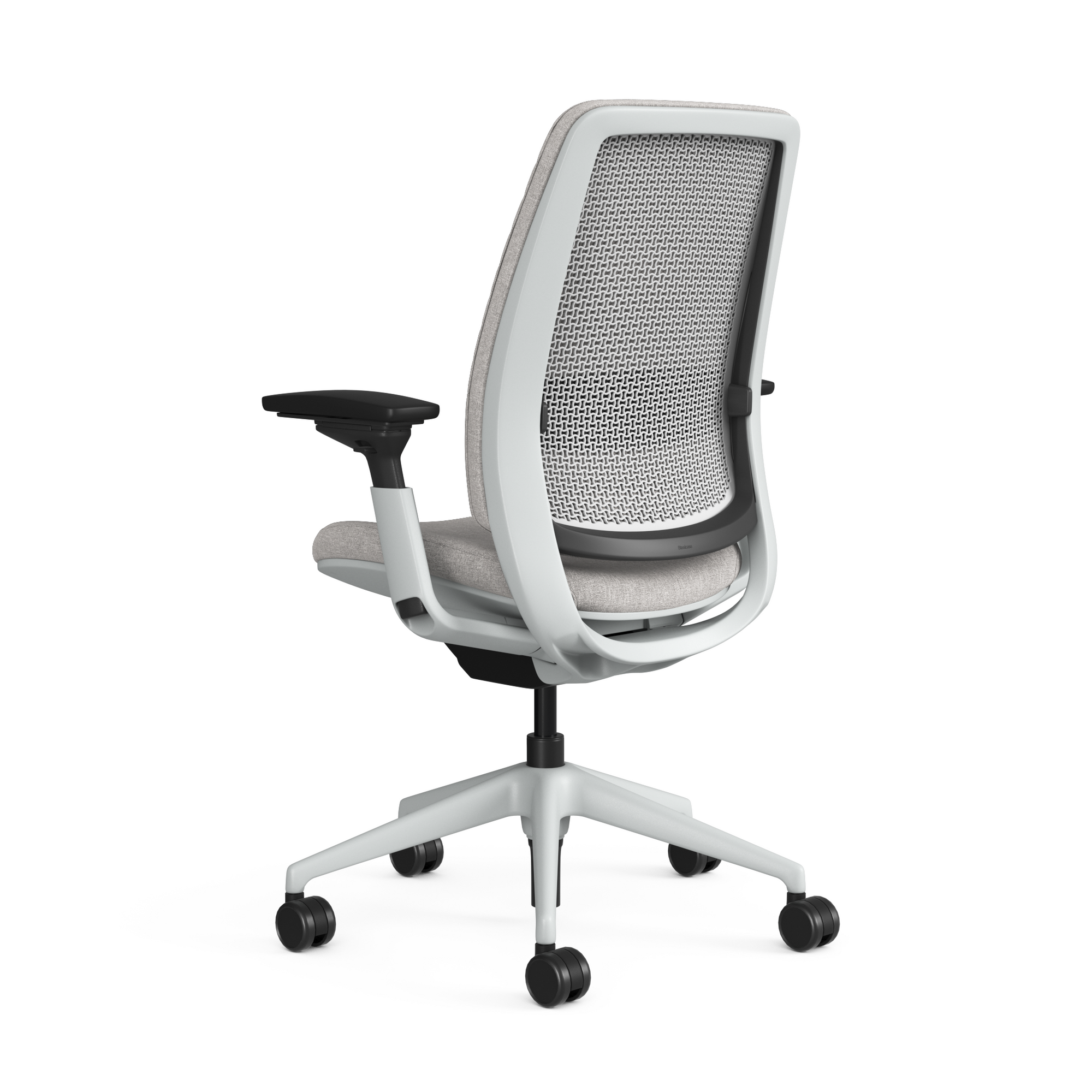 Quilted Back Otto Smoke; Adjustable Lumbar; Seat Otto Smoke; Frame Seagull