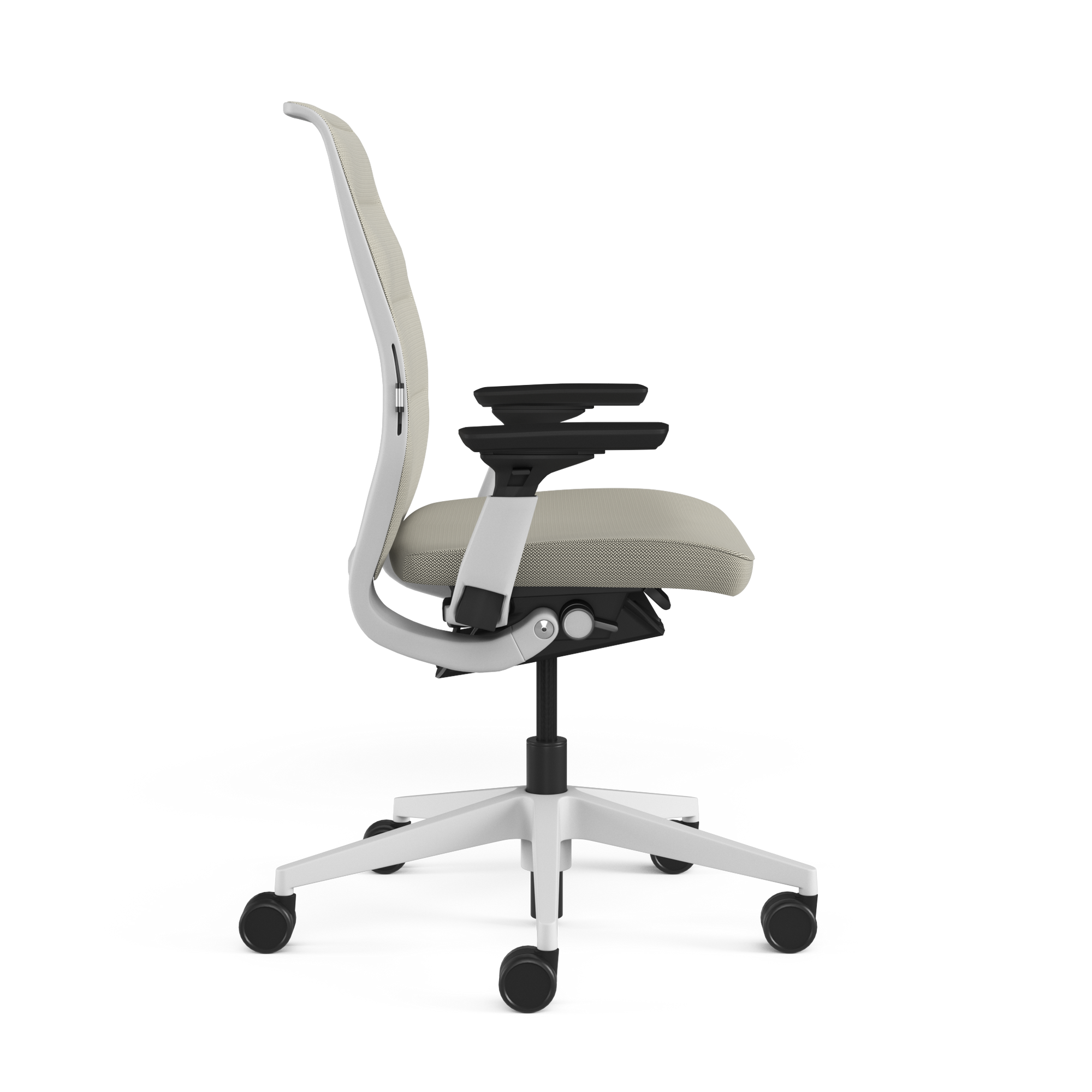 Quilted Back; Seat fabric Era Stone; Seagull Frame