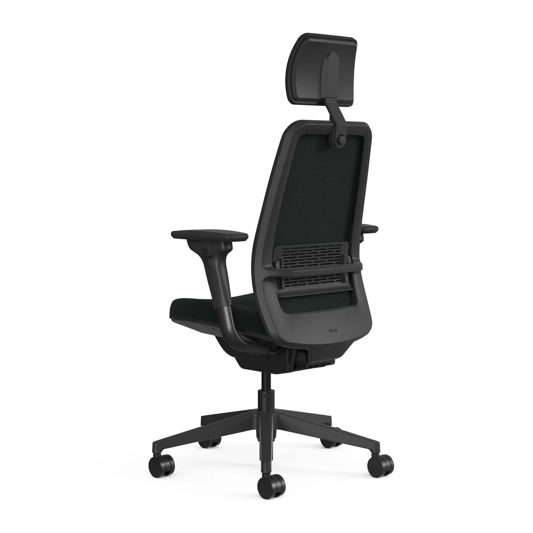 Upholstered back Henry; Seat fabric New Black Henry; Frame Black