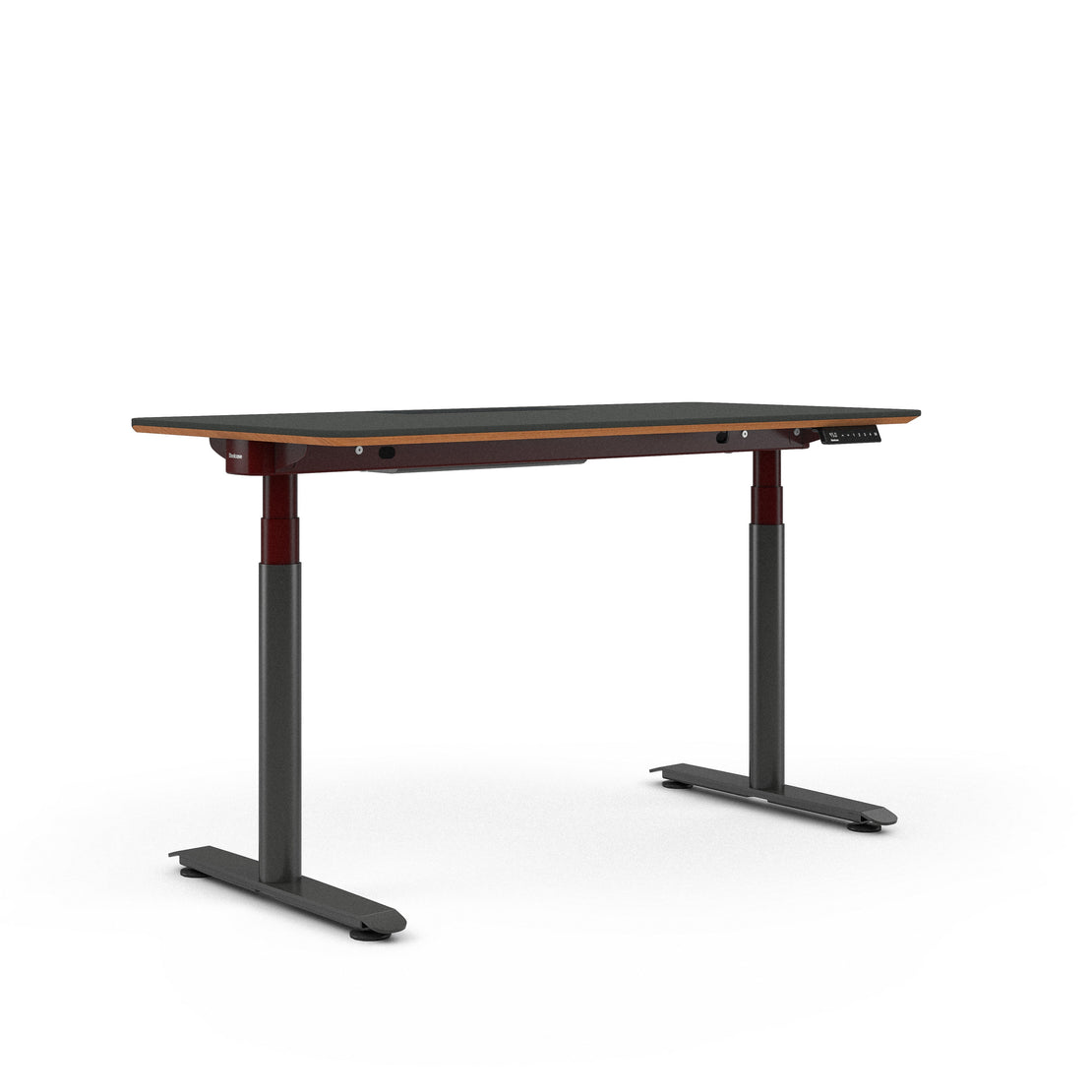 Merle Top with Chamfered Edge; Merlot + Merle Base