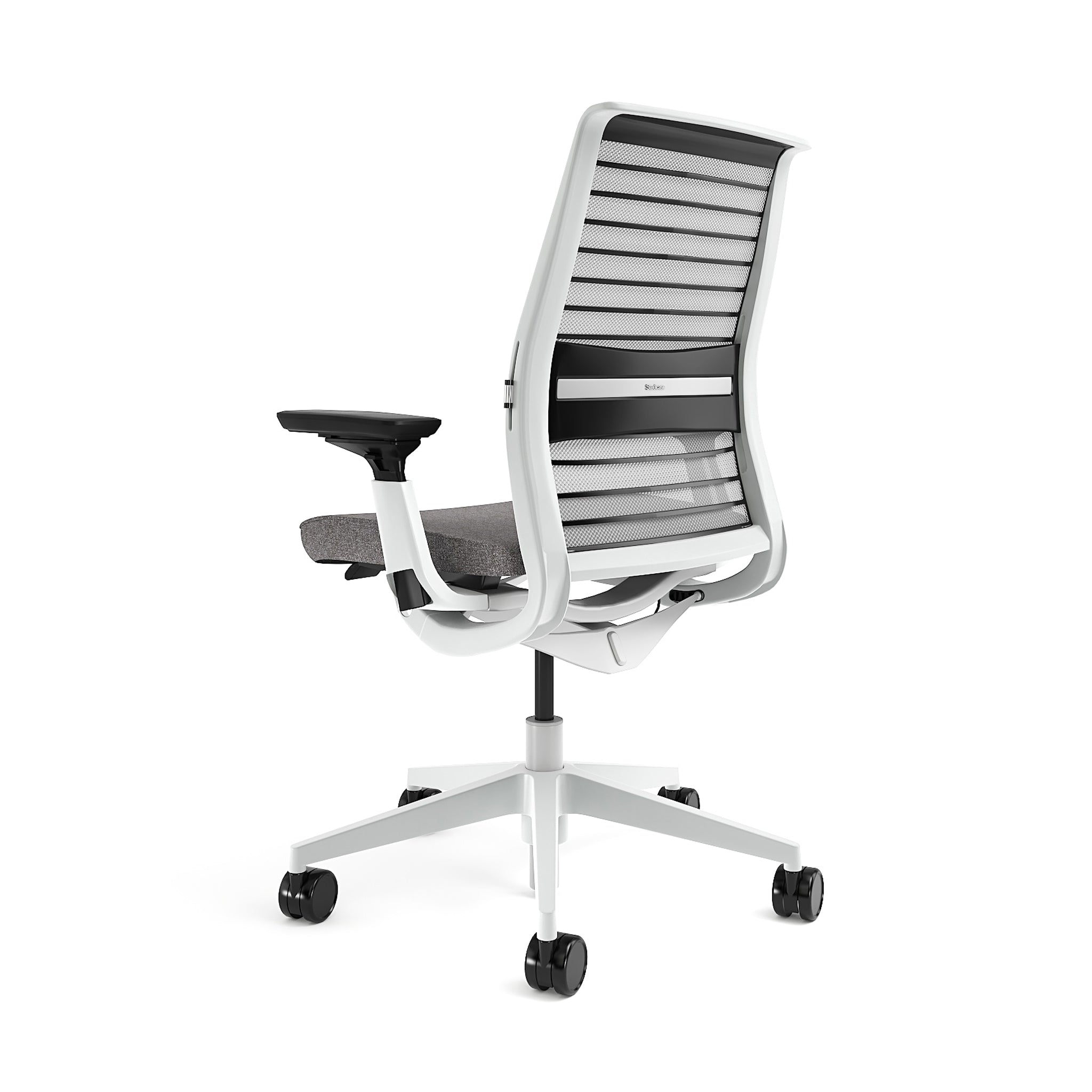 Back 3D Knit Nickel; Seat Medley Grey Brown; Frame Seagull